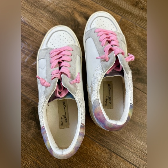 Vintage Havana Women’s Eve Glitter Multi Distressed Sneakers size 8.5 - Picture 6 of 12